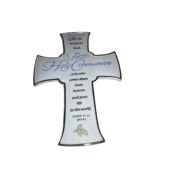 First Holy Communion Decorative Cross Wall Hanging - Picture 2 of 6